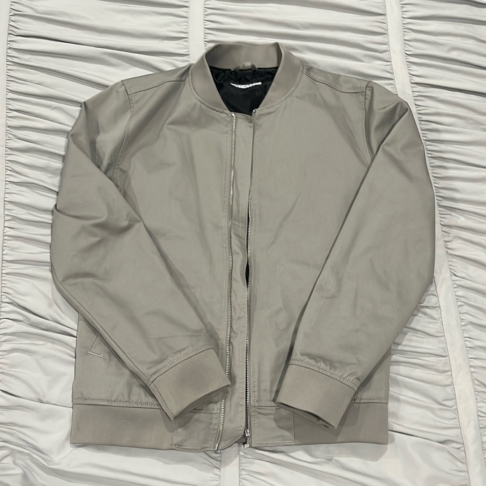 Line of Trade Gray Bomber Jacket